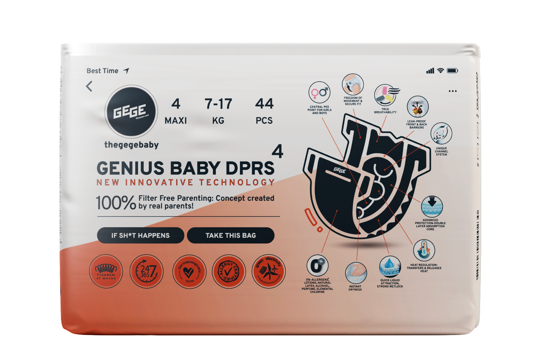 PREMIUM GENIUS BABY DIAPERS