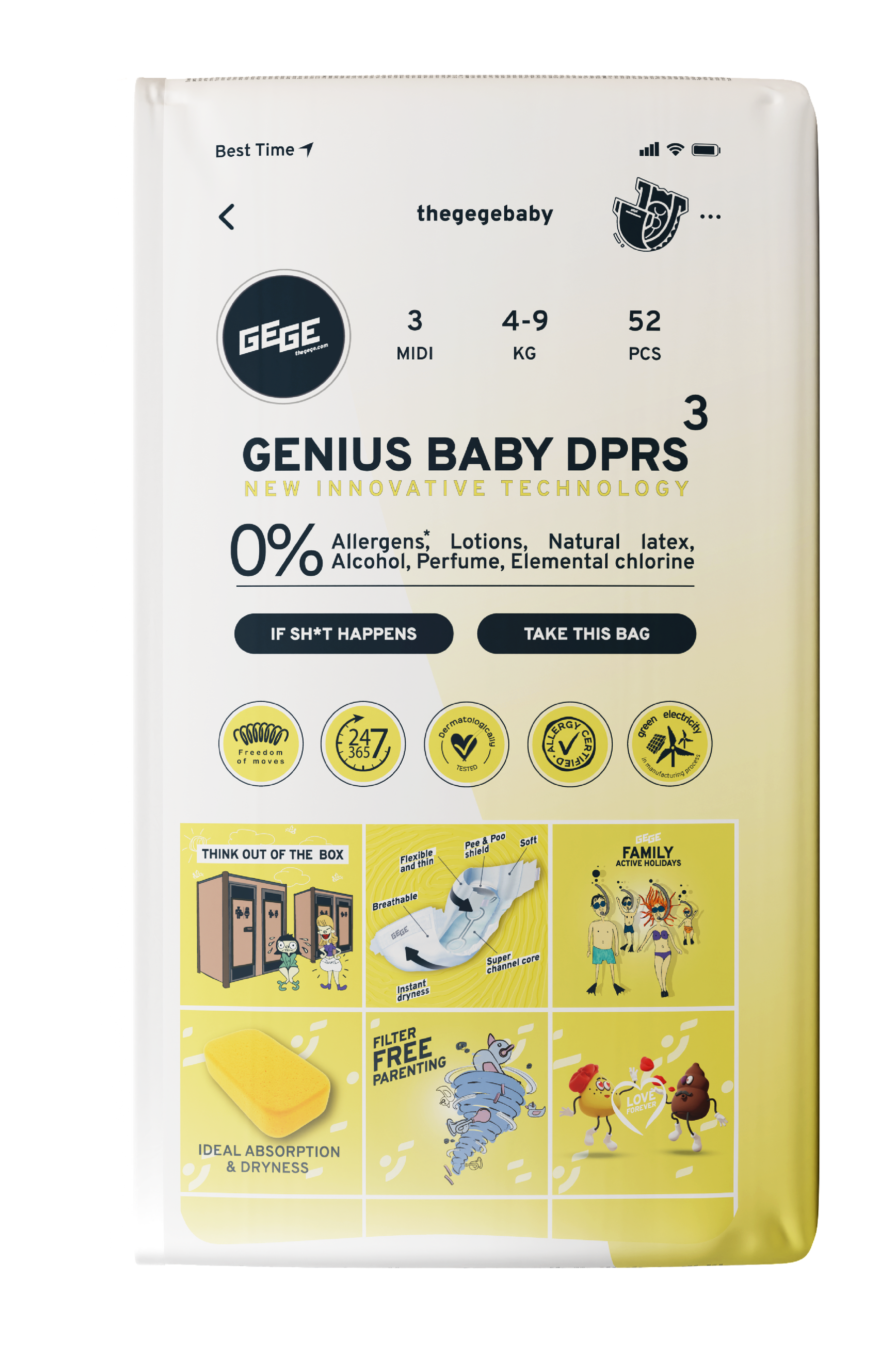 PREMIUM GENIUS BABY DIAPERS