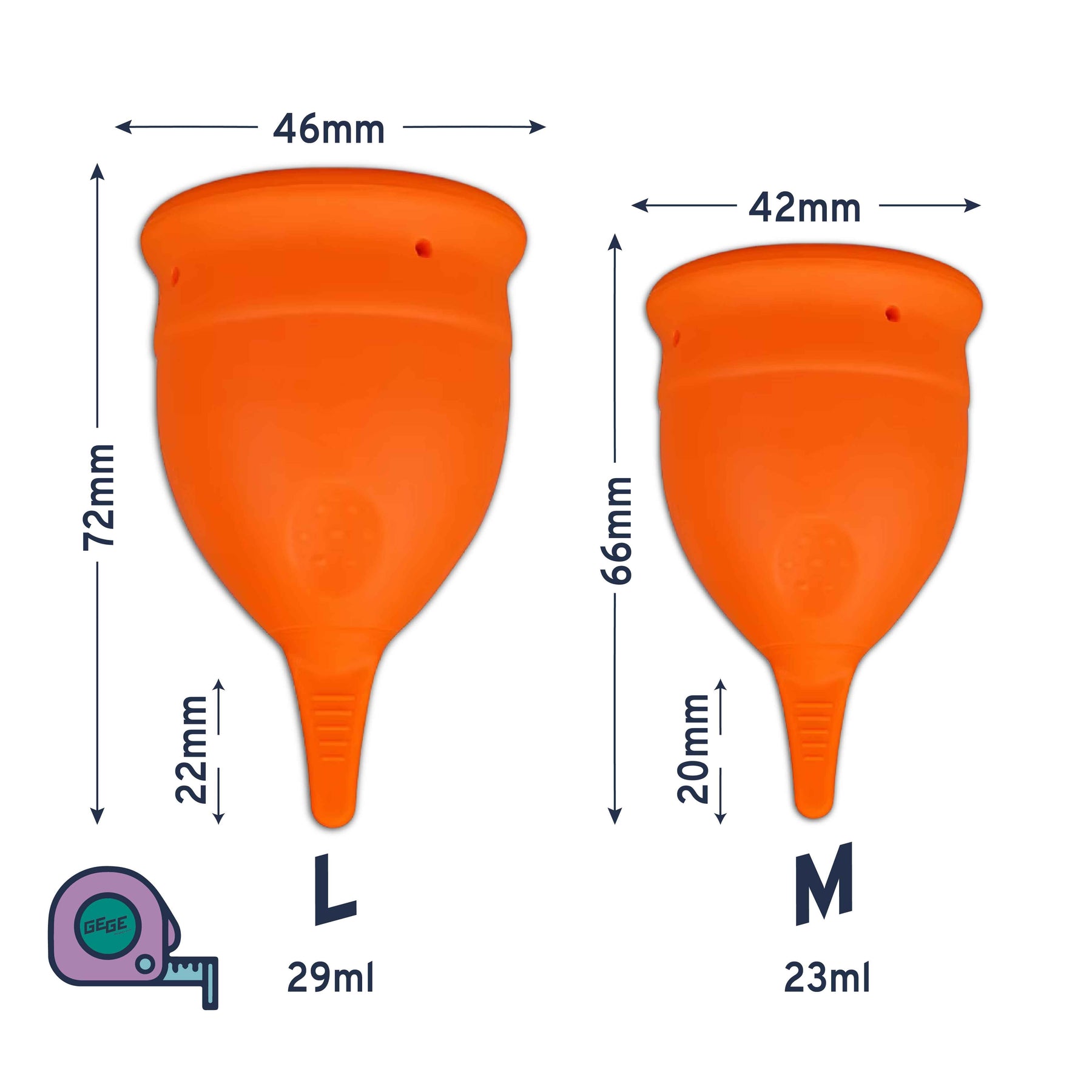 CUPCARE dėklas 2IN1 + GENIUS ECO COMFORT menstruacinė taurelė