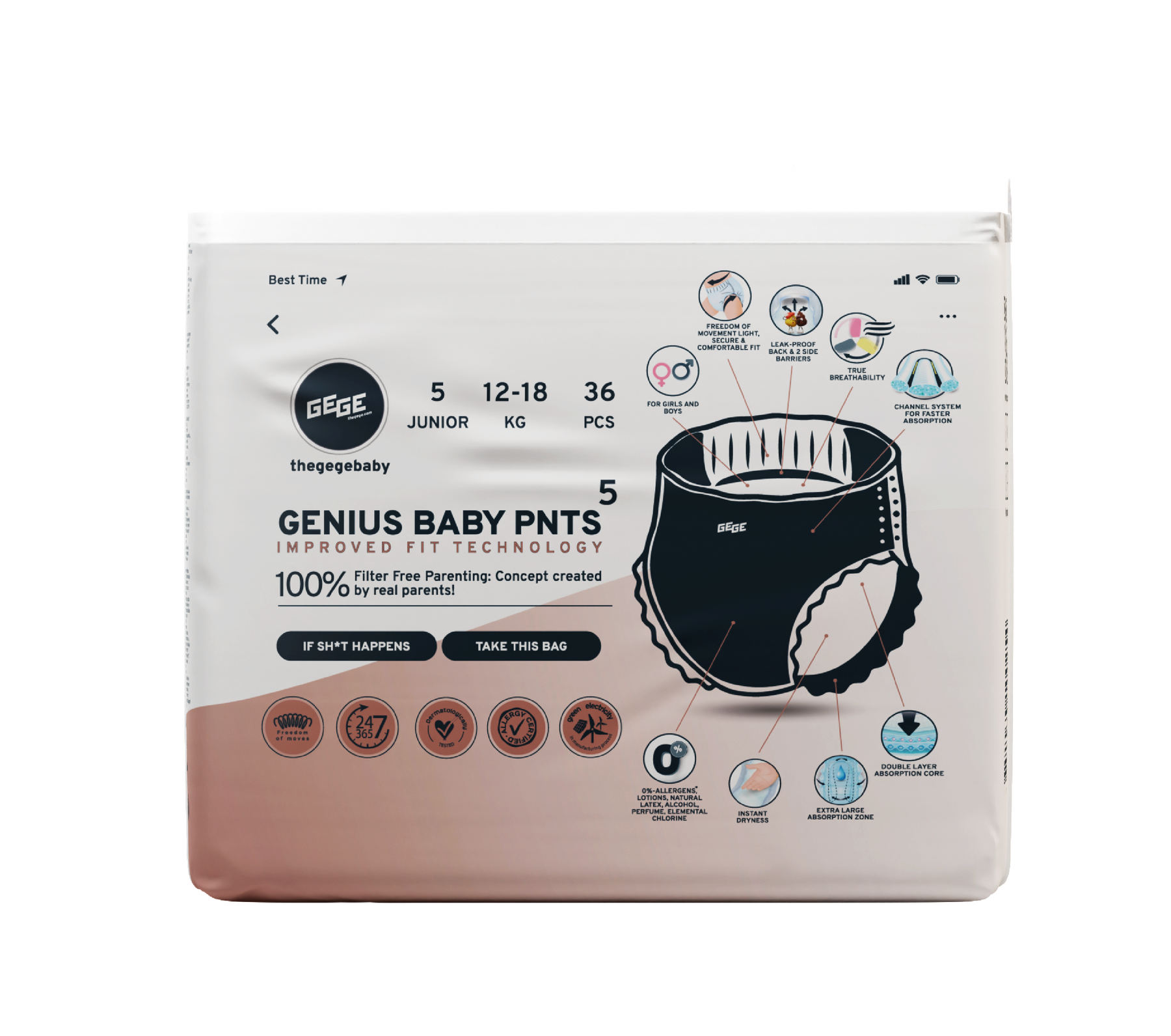 PREMIUM GENIUS BABY PANTS