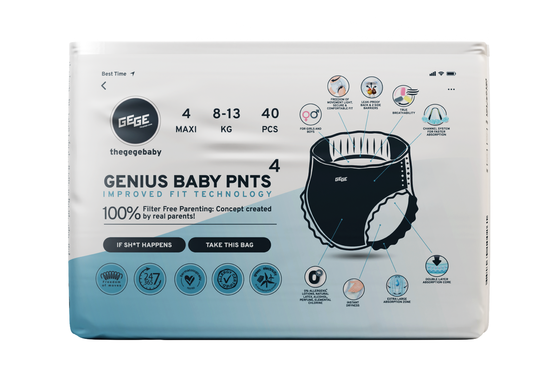 PREMIUM GENIUS BABY PANTS