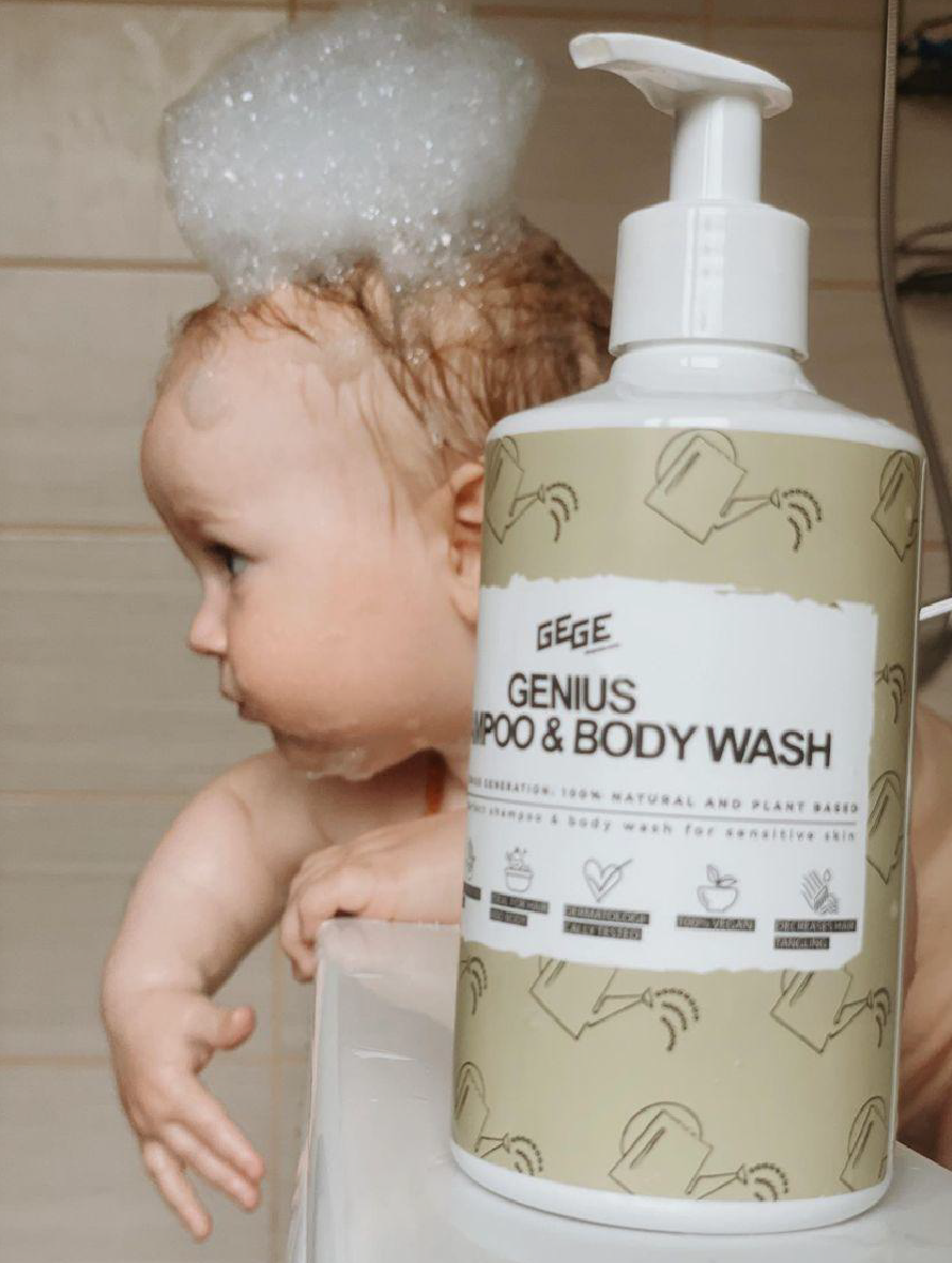 Padroneggiare il tempo del bagno con lo shampoo e il lavaggio del corpo Genius