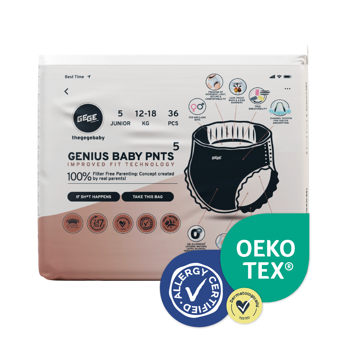 "PREMIUM GENIUS" KŪDIKIŲ KELNĖS