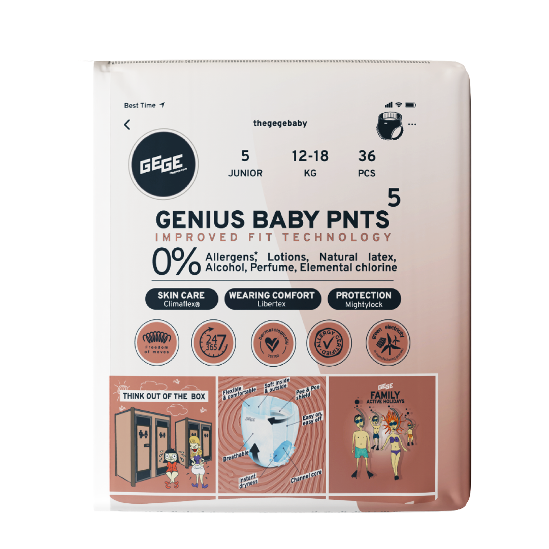 "PREMIUM GENIUS" KŪDIKIŲ KELNĖS