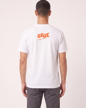 GEGE Behind Every Goal nr 7 T-särk valge