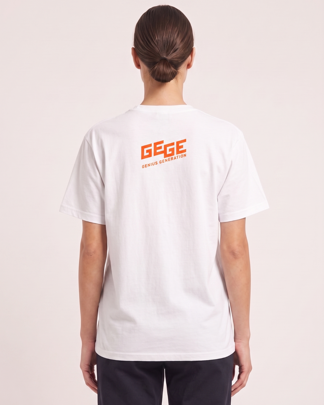 GEGE Behind Every Goal nr 7 T-särk valge