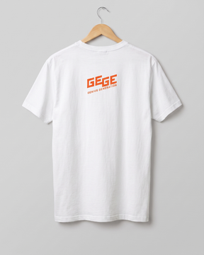 GEGE Behind Every Goal nr 7 T-särk valge