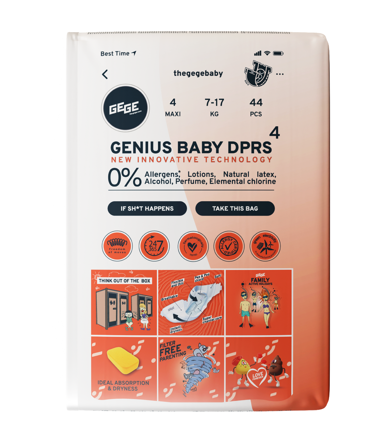 PREMIUM GENIUS BABY DIAPERS