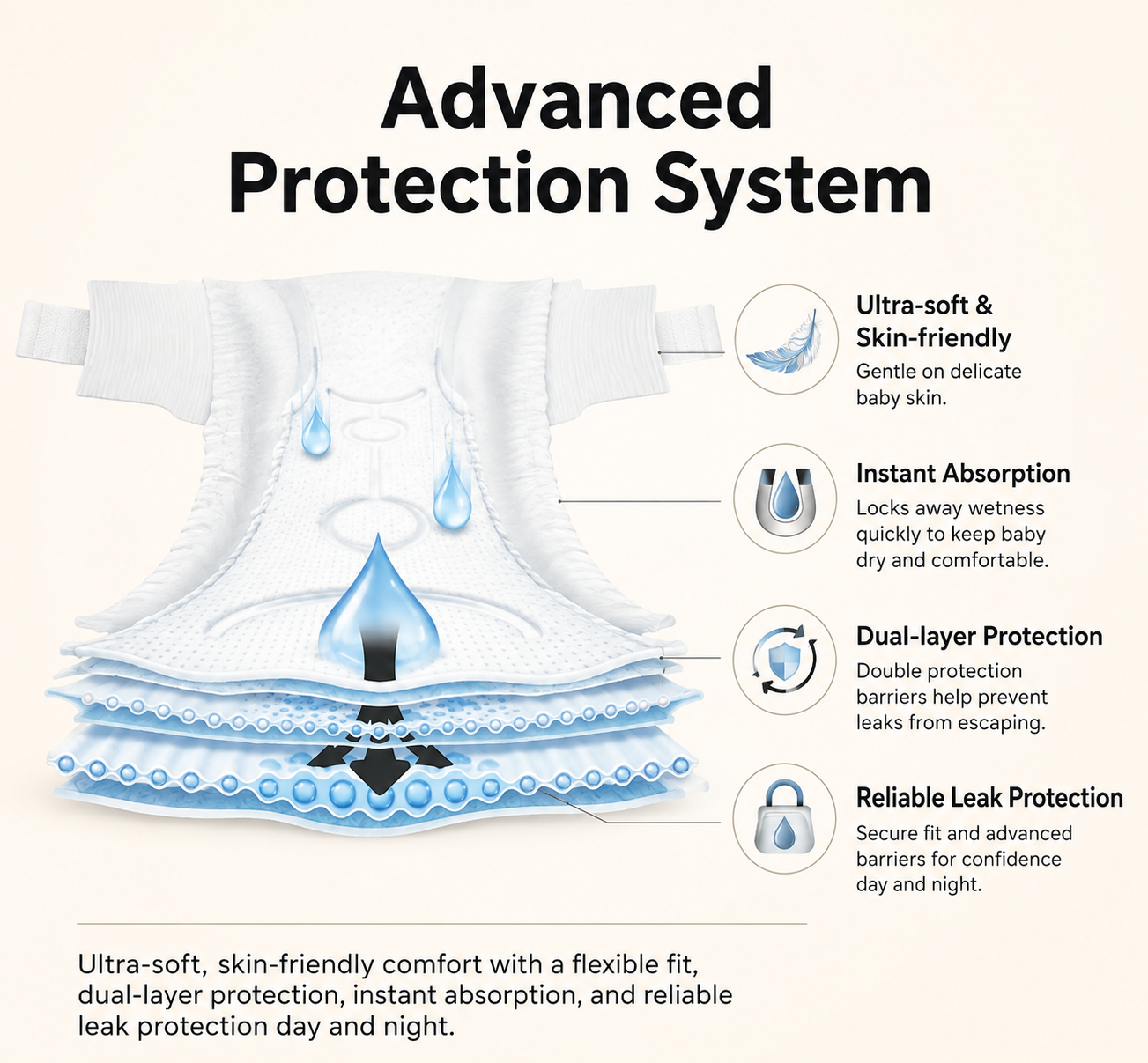 PREMIUM GENIUS BABY DIAPERS
