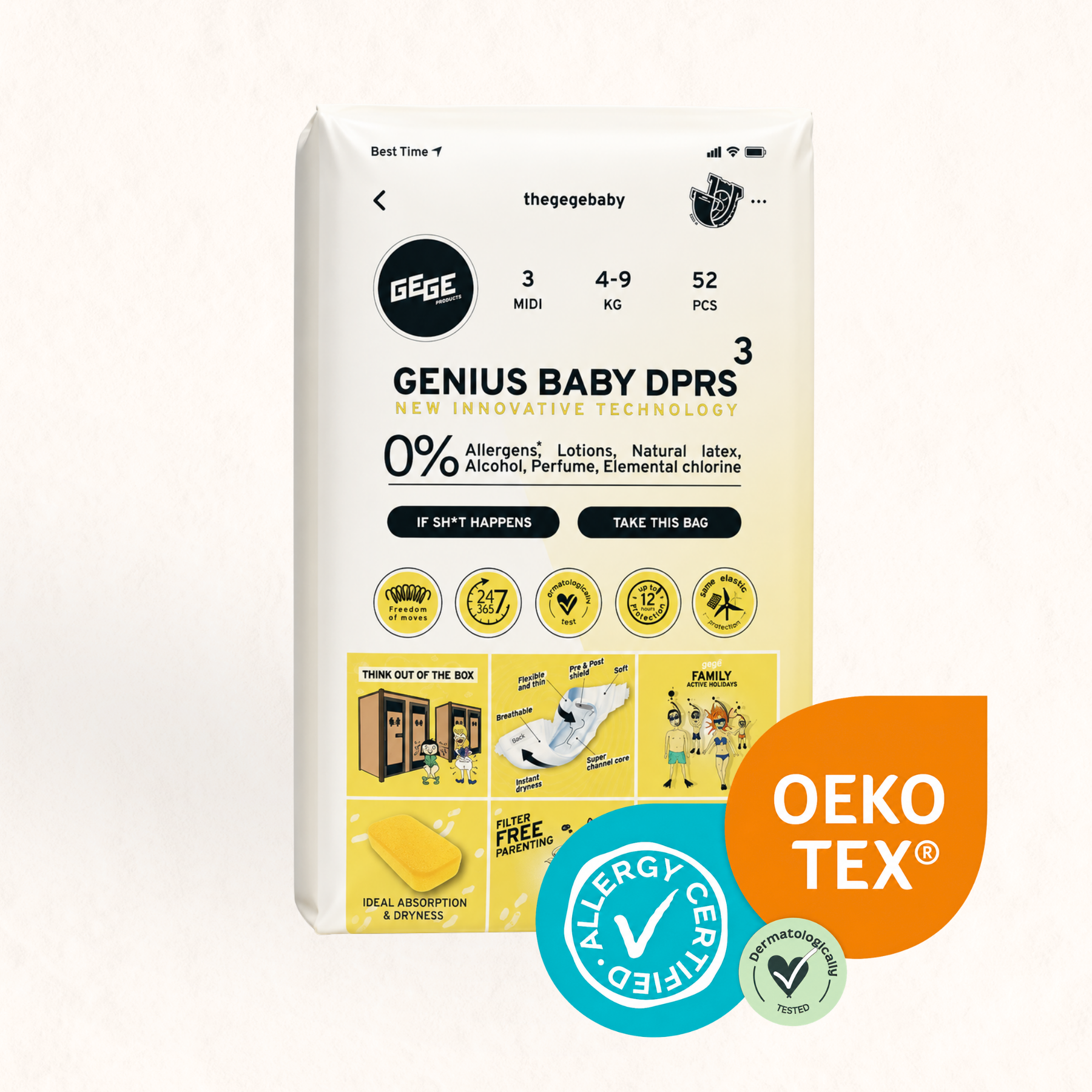 PREMIUM GENIUS BABY DIAPERS