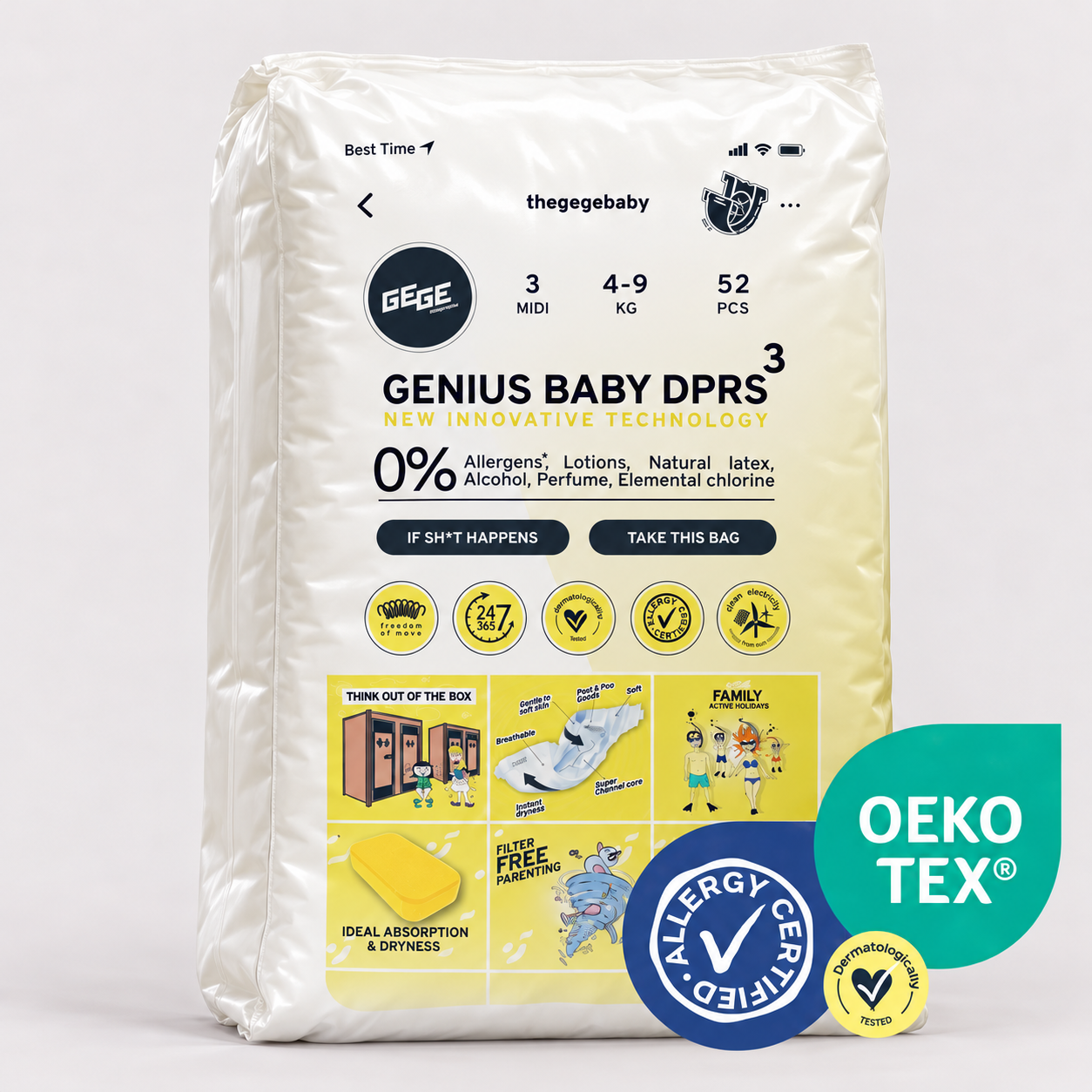 PREMIUM GENIUS BABY DIAPERS