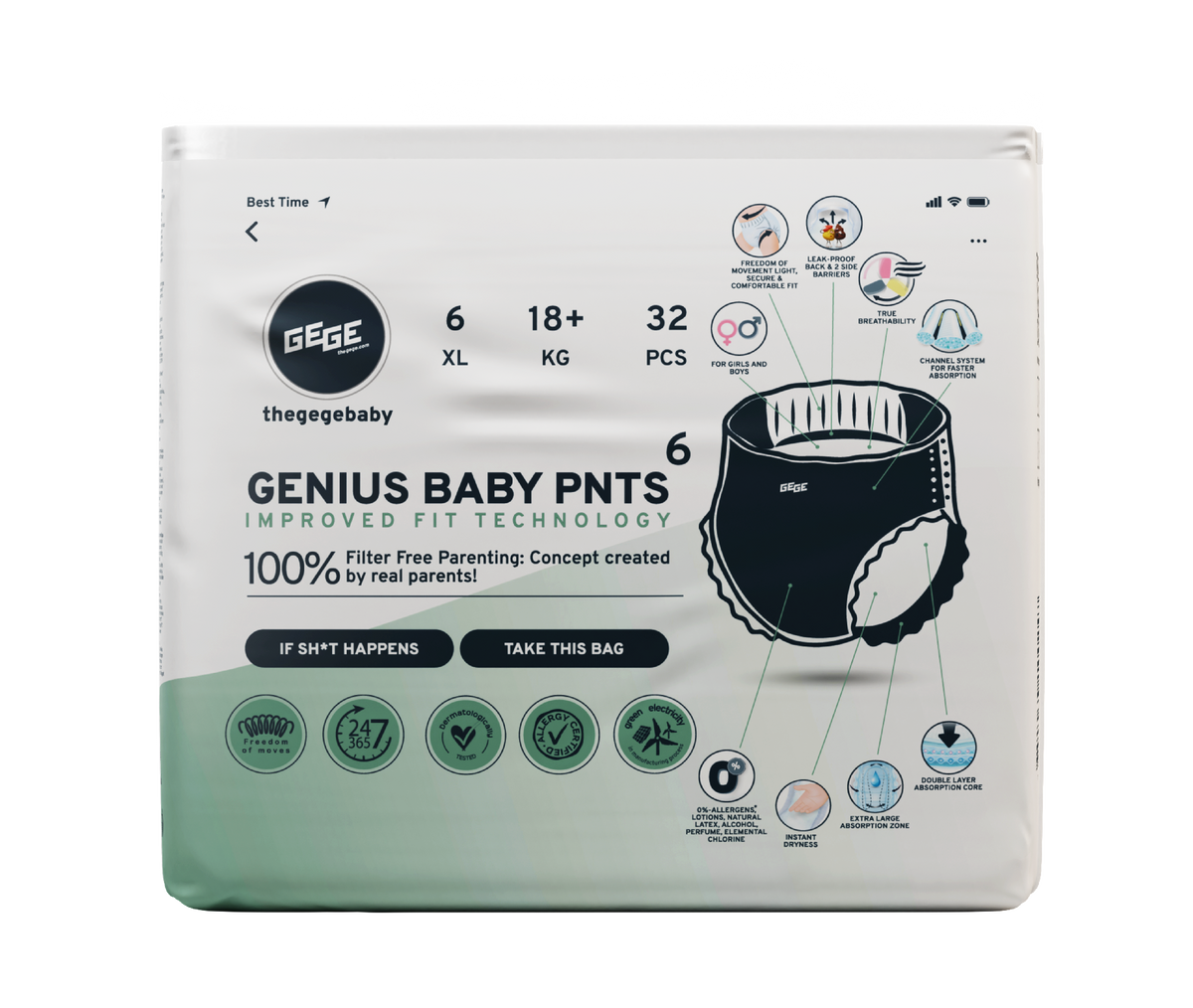 PREMIUM GENIUS BABY PANTS