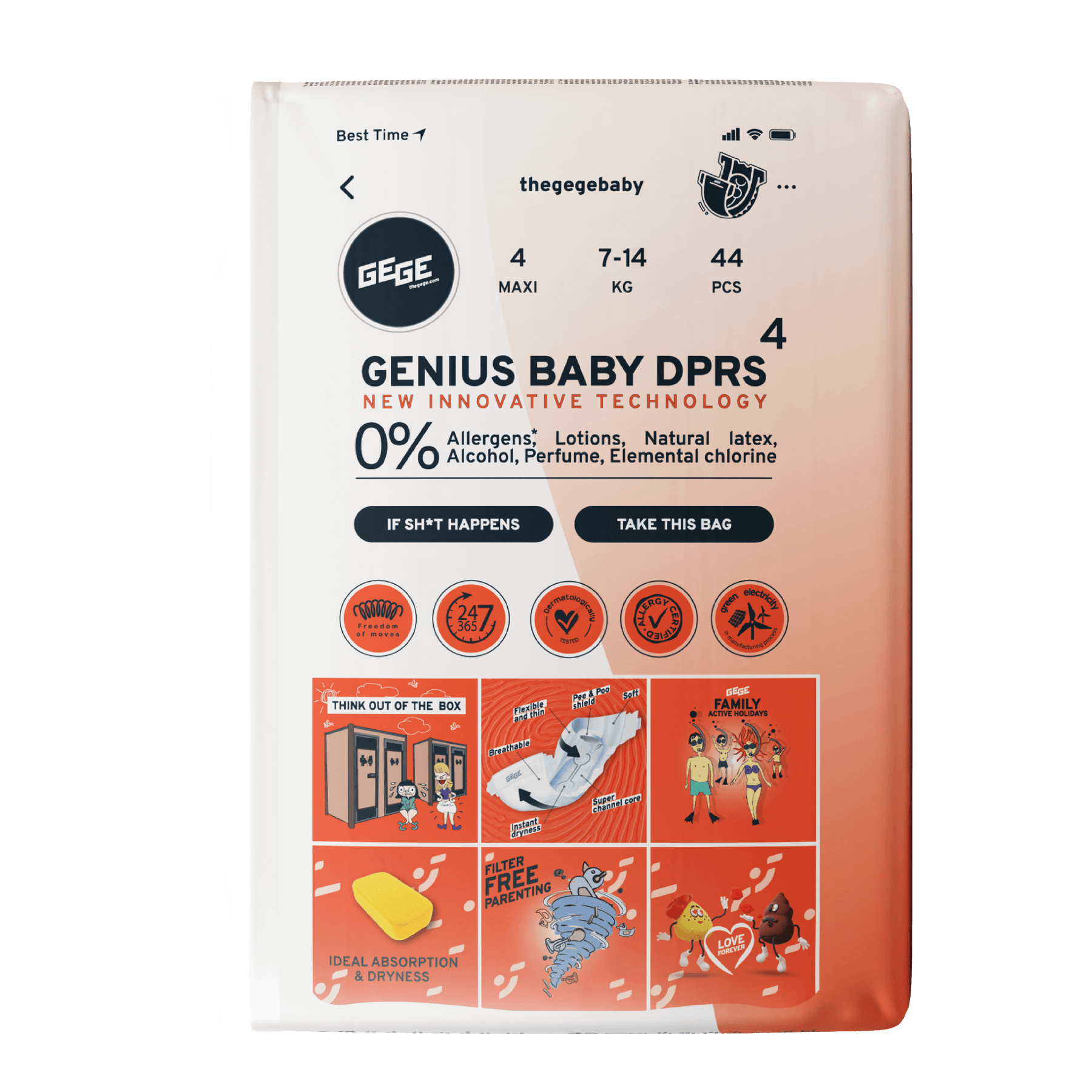 PREMIUM GENIUS BABY WINDELN