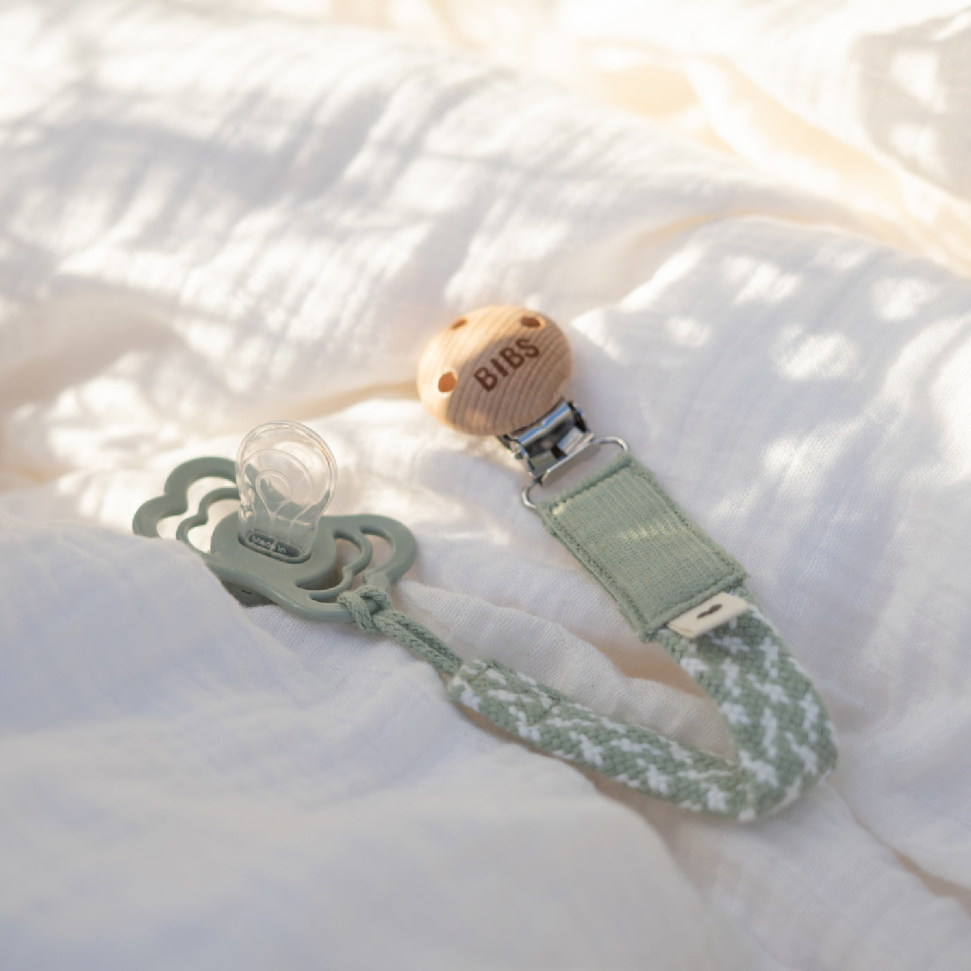 Clip per ciuccio per bavaglini