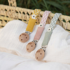Clip per ciuccio per bavaglini