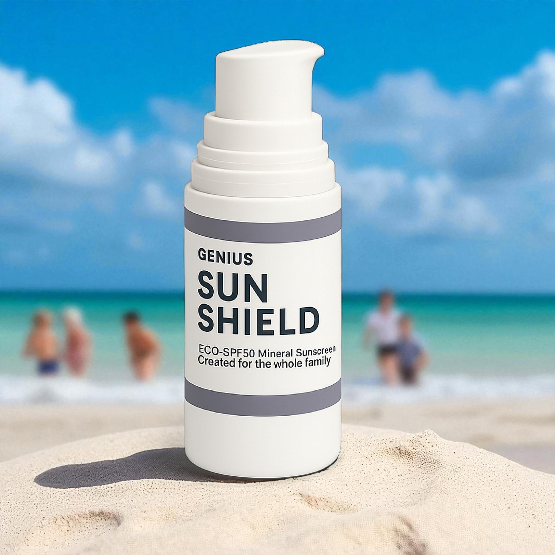 "ECO SPF50" MINERALINIS APSAUGINIS KREMAS NUO SAULĖS