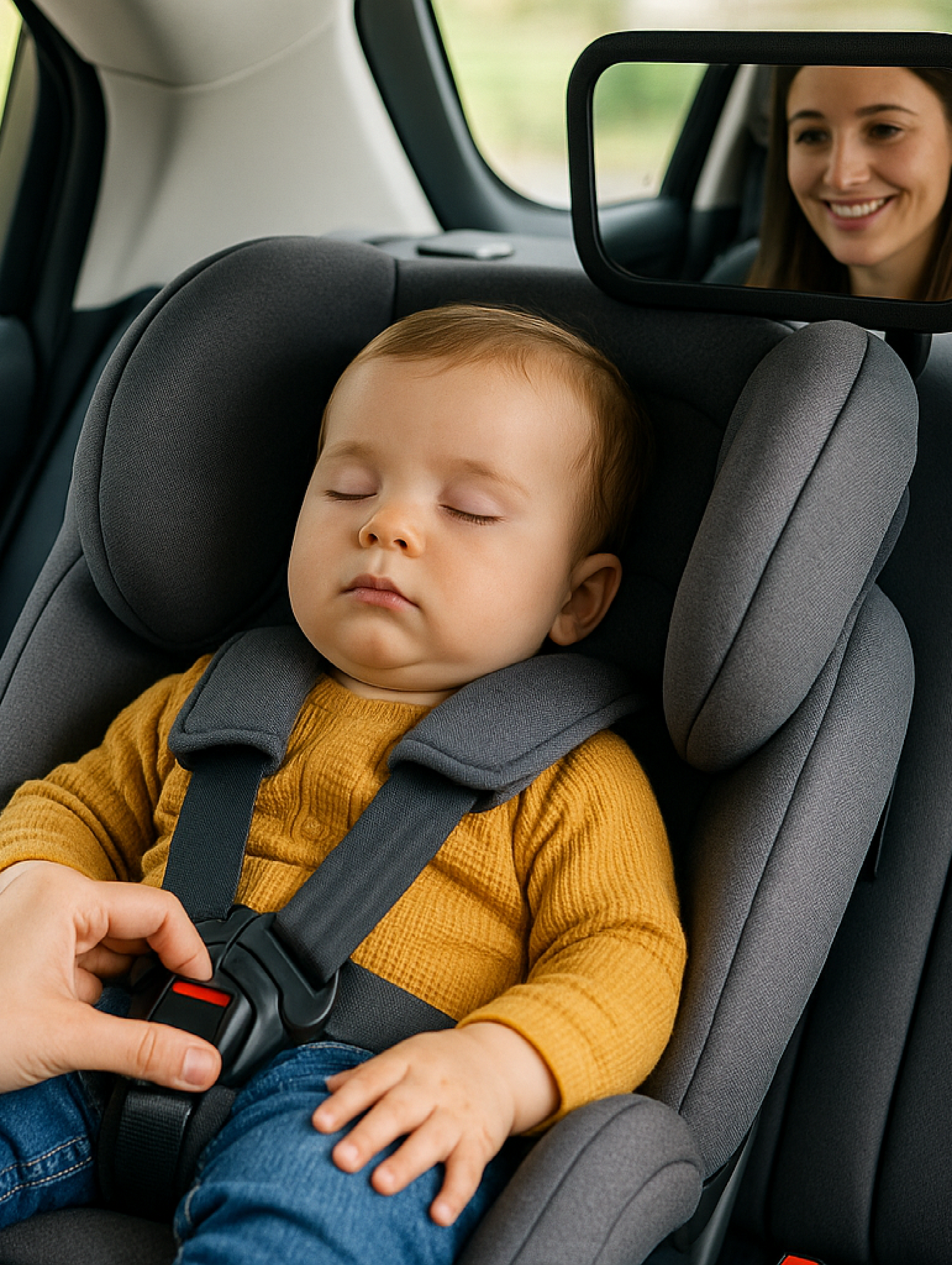 Resa med en bebis i bilen
