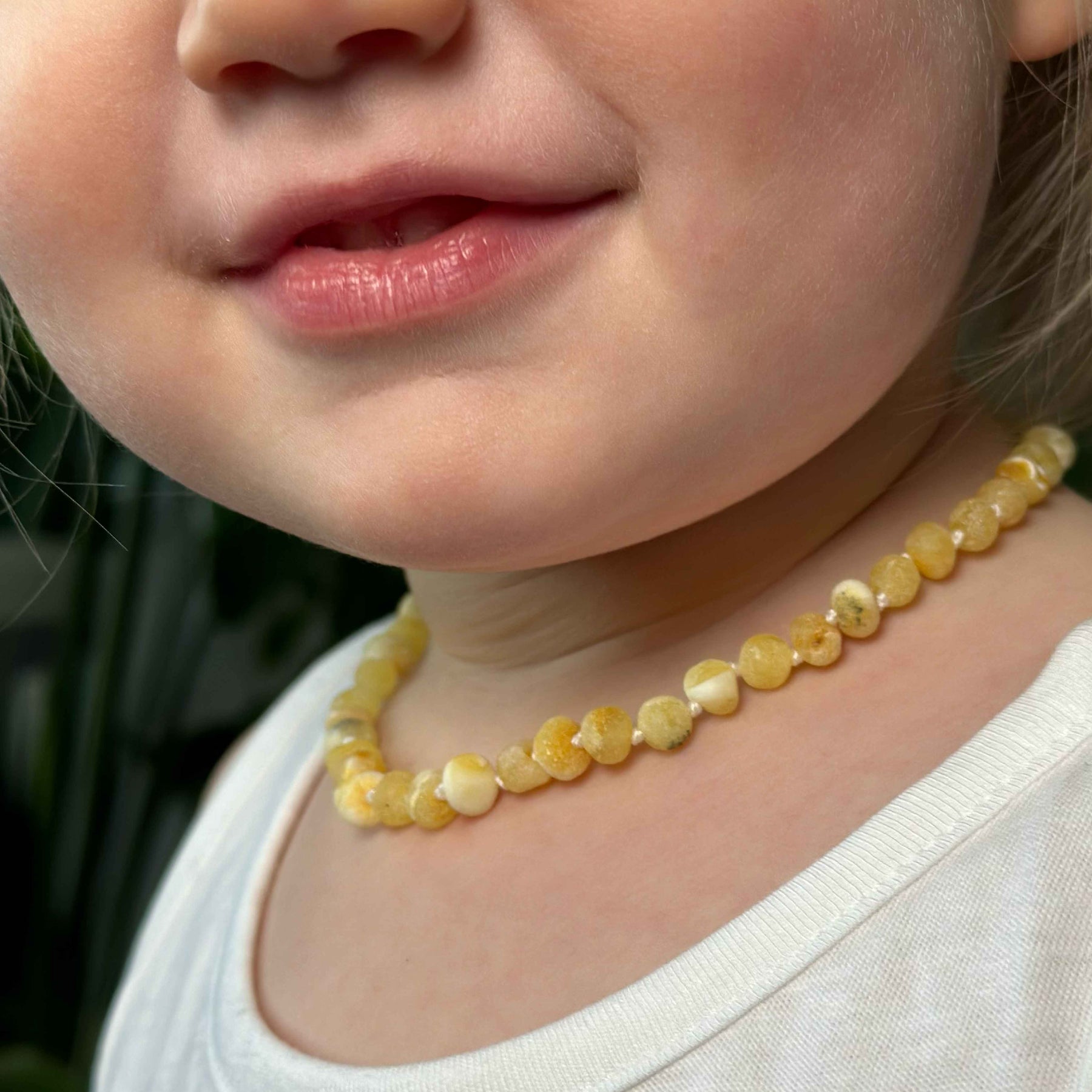 Genius halsband av baltisk bärnsten